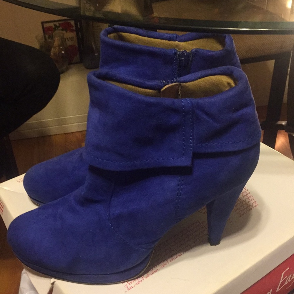 Blue suede